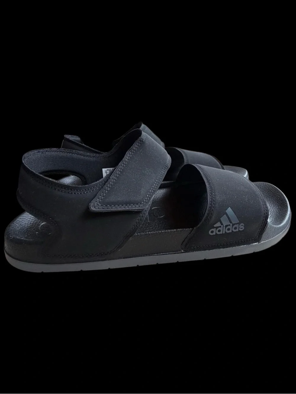 adidas Adilette Sandal Black Grey HP3007 Men’s Size 13 Women’s 14 NEW